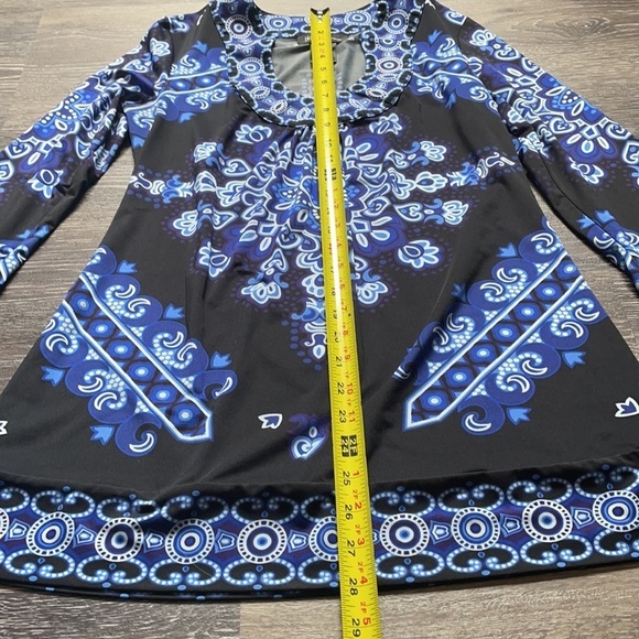 I-N-C International Concepts Ladies Tunic Size Medium - Picture 5 of 10